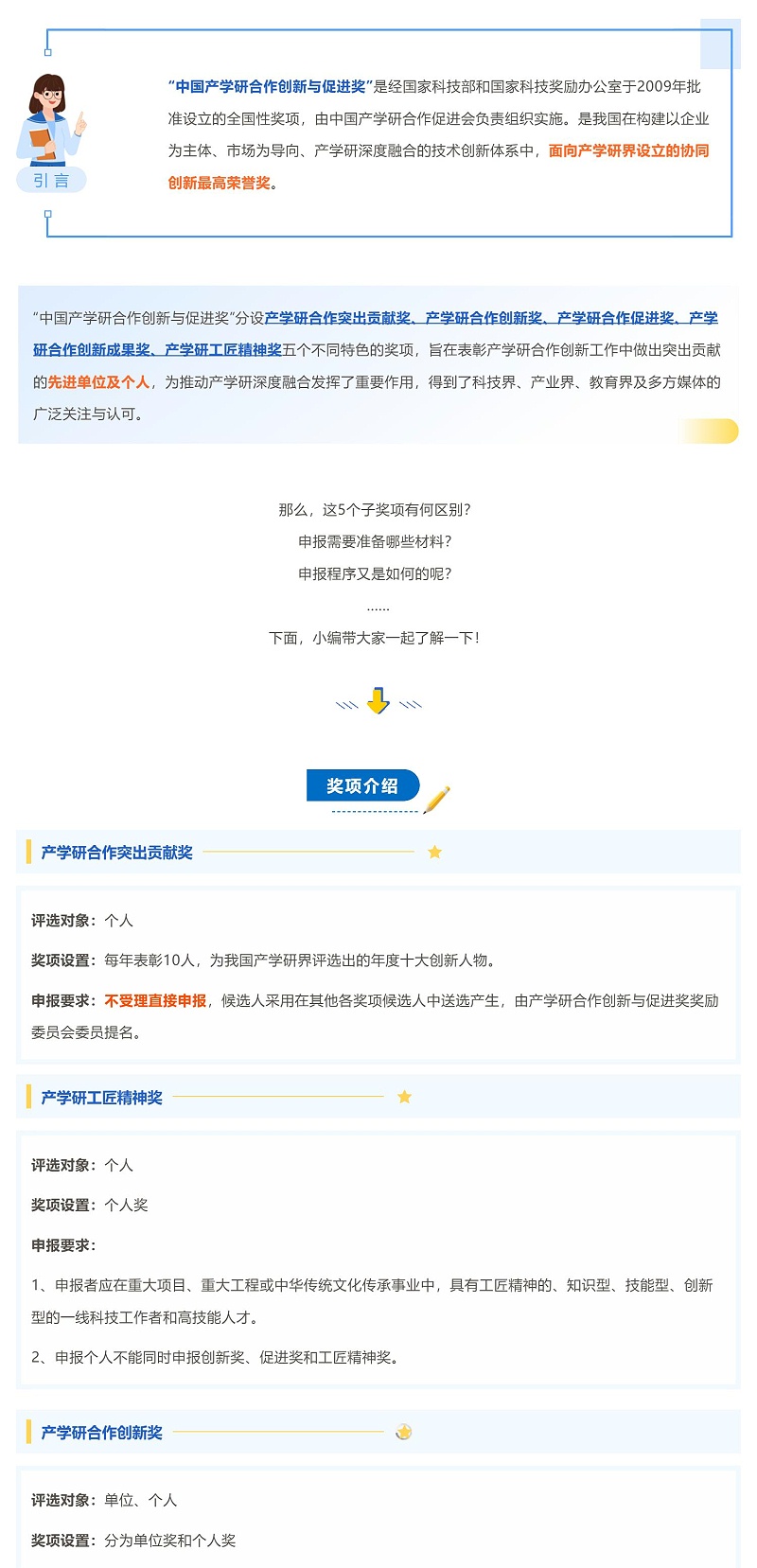 中國產學研領域最高榮譽！中國產學研合作創新與促進獎如何申報？_壹伴長圖1